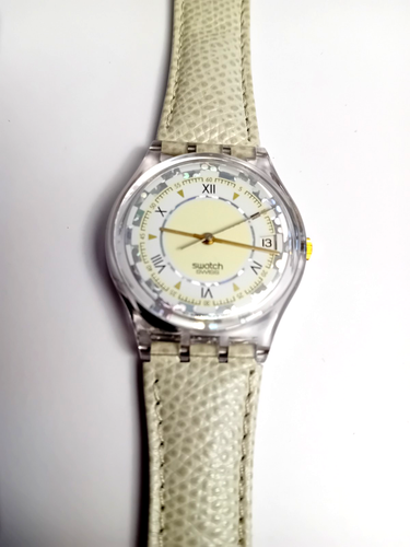 Swatch Gent Neu NOS Feathers GK403 1994 Vintage Armbanduhr 90er - Bild 7 von 11