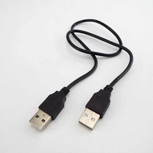 USB 2.0 to USB 2.0 Extension Cable Male to Male Extender Cord Wire For Hard Disk