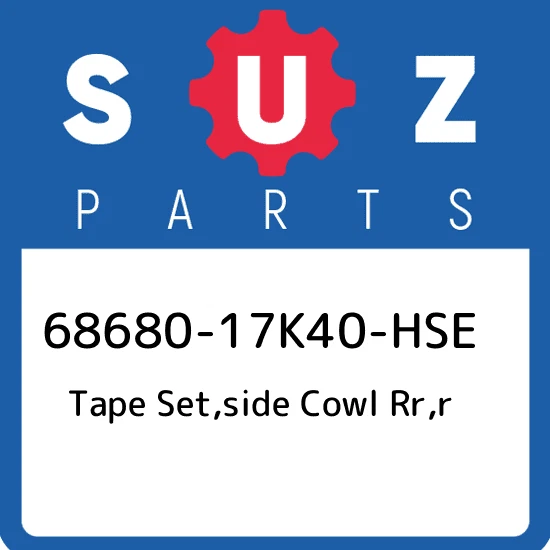 TAPE SET,SIDE COWL RR,R (SIL ER,BLACK) *{BODY COLOR:4TX}*