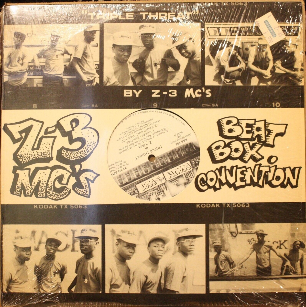 Z-3 MC's *TRIPLE THREAT* 80's Hip Hop 12