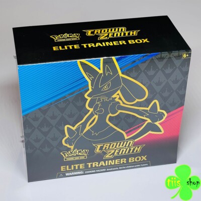 Pokemon Crown Zenith Zenit der Könige Elite Trainer Box ETB Englisch NEU & OVP!