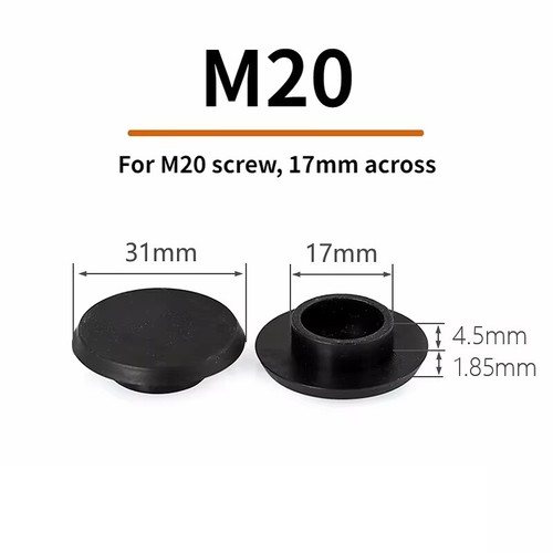Plastic Allen Key Hex Bolt Socket Head Caps Protective Cover M3M4M5M6M8M10~M24 - Picture 23 of 25