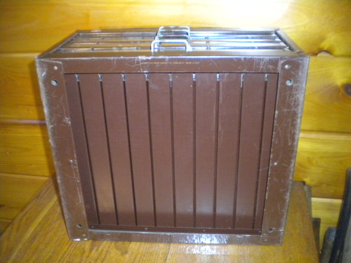 Vintage Metal AMERICAN THREAD COMPANY STAR SPOOL CABINET / 4 DRAWER SPOOL BOX - Picture 5 of 7