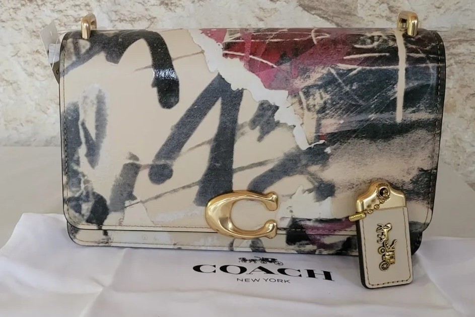 Coach X Mint & Serf Bandit Shoulder Bag Glovetanned Leather Ivory 