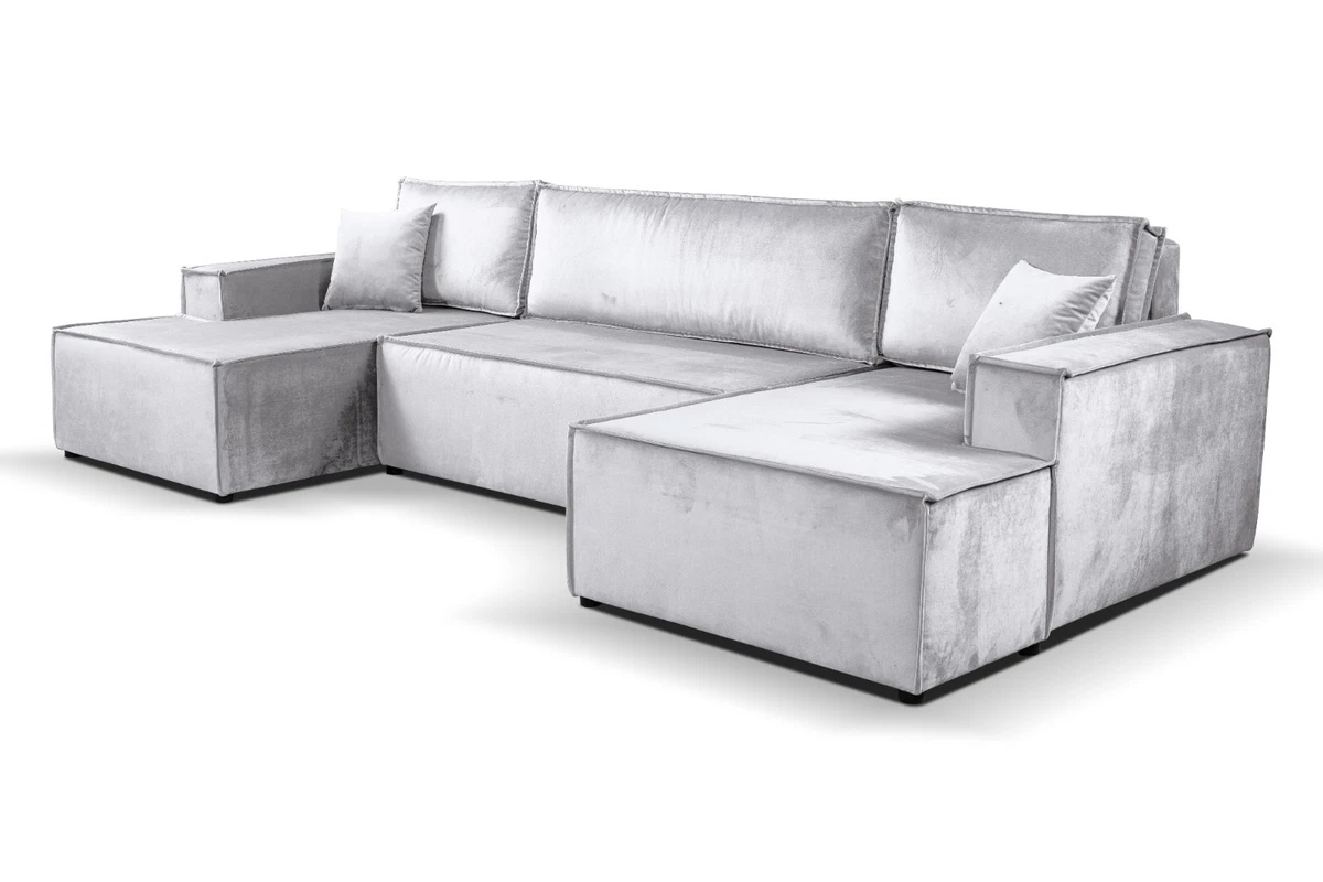 Corner Sofa Bed U Shape Velvet Plush