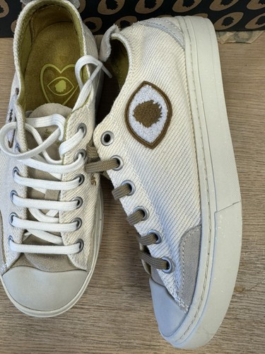 Satorisan Koto Trainers Ecru Shoes Size 42 (8.5) BNWB Unisex - Picture 8 of 11