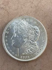 1921 $1 MORGAN SILVER DOLLAR NEAR GEM BU Brilliant Uncirculated Free Shipping