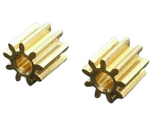 2x Motor Ritzel Zahnrad passend f&uuml;r Lego Duplo Intelli Lok Modul 9 Z&auml;hne 0,4