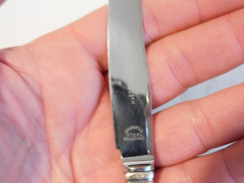 VINTAGE GEORG JENSEN STERLING SILVER KNIFE - 6 7/8" INCHES LONG - LOT B - Picture 4 of 7