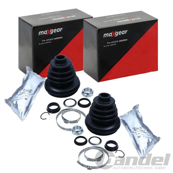 2X Maxgear Achsmanschetten Satz Radseitig Passend FüR Audi 80 90 Coupe Seat Tole-image