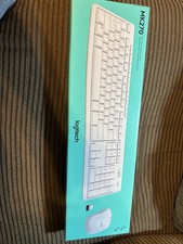 Logitech MK270 Wireless Keyboard and Mouse Combo for Windows,- White