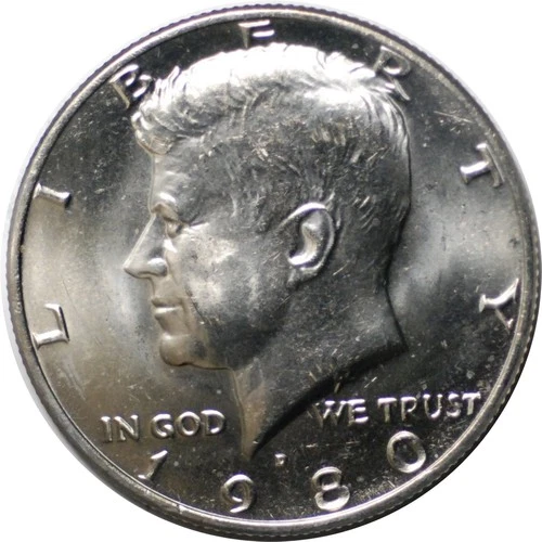 1980-D Kennedy Half Dollar - Near Gem BU #371
