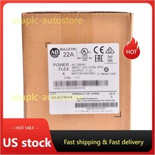 New AB 22A-D2P3N104 PowerFlex 4 0.75 kW 1 HP AC Drive 22AD2P3N104 US Free Tax