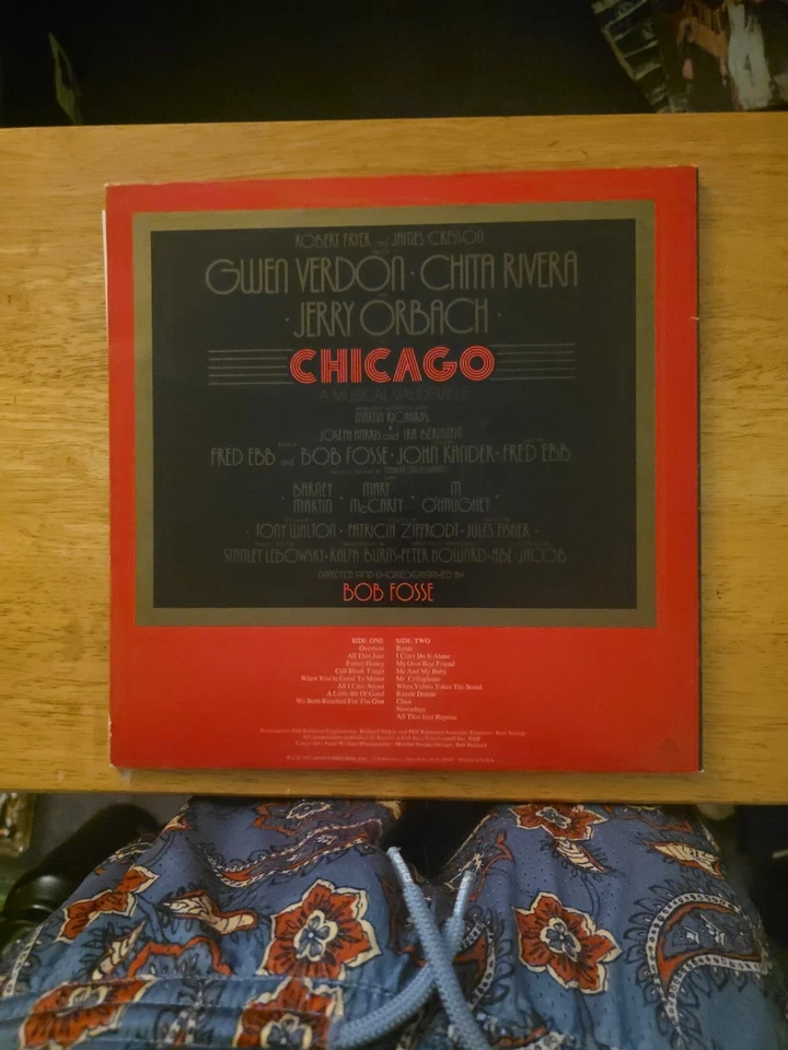 Chicago Broadway Cast LP 1975 Arista AL-9005 Gwen Verdon Chita Rivera VG+ Foto 2 de 4
