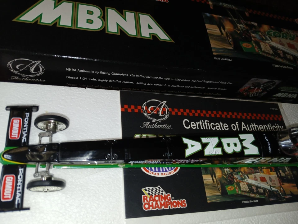 Racing Champions Cory Mac Top Fuel Dragster 1:24 Diecast MBNA NUEVO EN CAJA Auténtico Foto 2 de 4