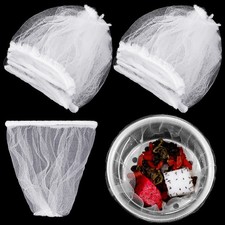 500 Pcs Disposable Mesh Sink Strainer Bags Elastic Kitchen Sink Strainer Filter