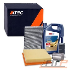 INSPEKTIONSPAKET FILTERSATZ SET B+5L EUROLUB 5W-30 FÜR VW GOLF 4  CABRIO 1E