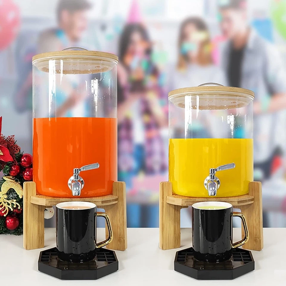 Drip Trays 6" Coffee Countertop Octagon Drip Tray Black Plastic Coffee Drip Tray - Image 3 of 4