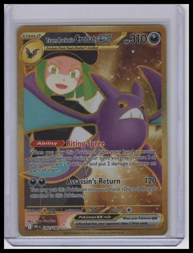SV10: Destined Rivals #242/182 Team Rocket's Crobat ex