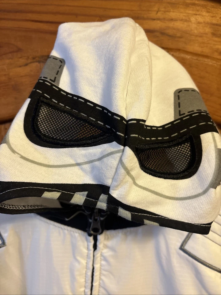 星球大战冲锋队全拉链连帽衫带蒙面帽 XL 码全新无标签 — 第 3/4 张图片