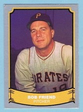 1988 Pacific Baseball Legends - Bob Friend #78 - Pittsburgh Pirates