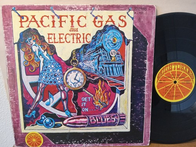#ad #ad Pacific Gas and Electric Get It On LP Bright Orange Records BO 701 Gatefold $19.96