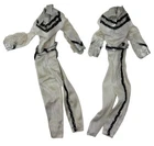 LOT 2 Vintage1980 Western Winking Barbie Jumpsuit Outfit Black White Fringe 1757
