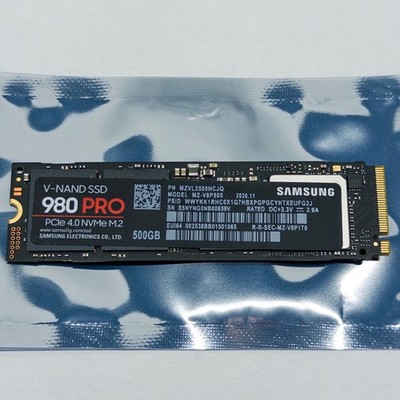 Samsung 980 PRO 500GB NVMe Solid State Drive MZ-V8P500 BAD SECTORS