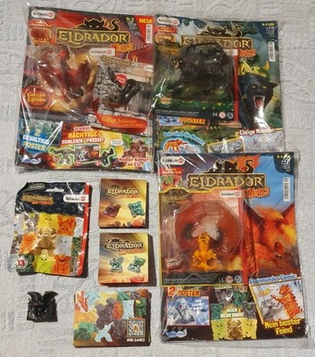Schleich Eldrador (Mini) Creatures SENSEI + Magazines Magazines No.3,8,9 NEW
