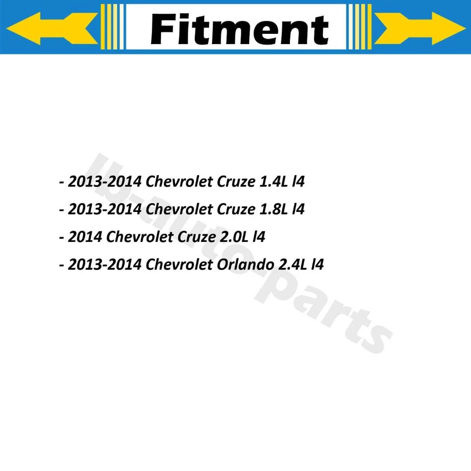 Manguera de freno delantera 2x para Chevrolet Cruze 2014 2,0 L Sunsong Foto 2 de 4