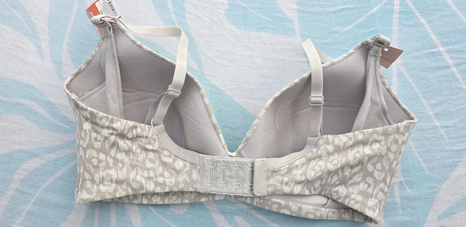 Sujetador de enfermería inalámbrico ligeramente forrado Gilligan & O'Malley color crema tostado talla 36D nuevo con etiquetas Foto 2 de 4