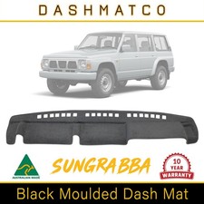 Sungrabba Black Dashmat Fits Nissan Patrol Gq Y60 111987 - 121997 Sungrabba Black Dashmat Fits Nissan Patrol Gq Y60 111987 - 121997