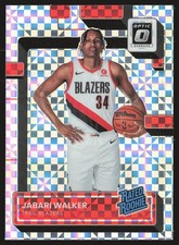 2022-23 Donruss Optic #242 Jabari Walker Checkerboard RC