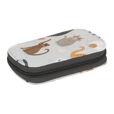 Hobby Geschenk Nähset: Reißverschlussetui: Katzen