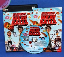 Tested PC DVD-ROM Game CLOUDY WITH A CHANCE OF MEATBALLS CIB Complete Working