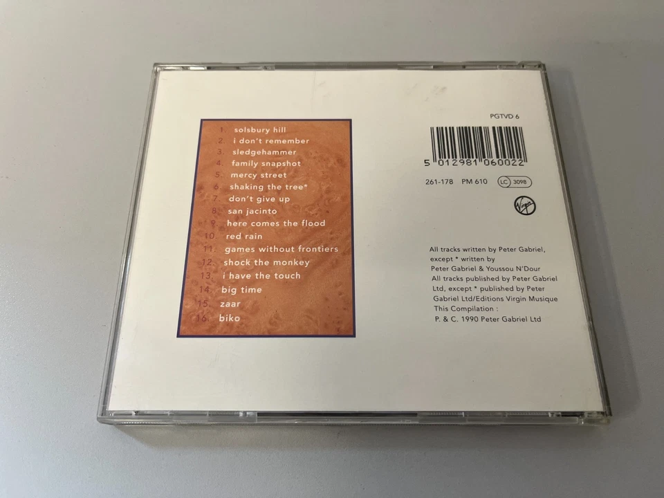 Peter Gabriel – Shaking The Tree: Sixteen Golden Greats - CD © 1990 - Bild 3 von 3