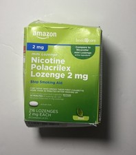 Amazon Basic Care Nicotine Polacrilex Lozenge 2 mg nicotine Exp 07/27