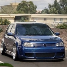 Cupra R Sdoppiatore paraurti anteriore nero per VW Golf MK4 4 IV R32