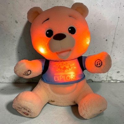 Spark Create Imagine Explore Bear Interactive Plush Toy Light Up Music Story 12''