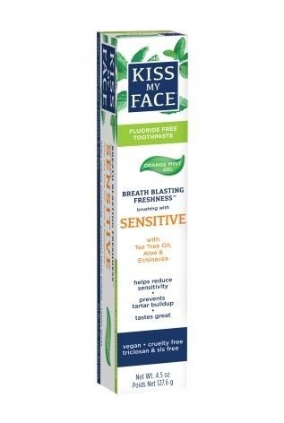 Kiss My Face Sensitive Orange Mint Gel Зубная паста без фтора 45 унции геля 2590₽