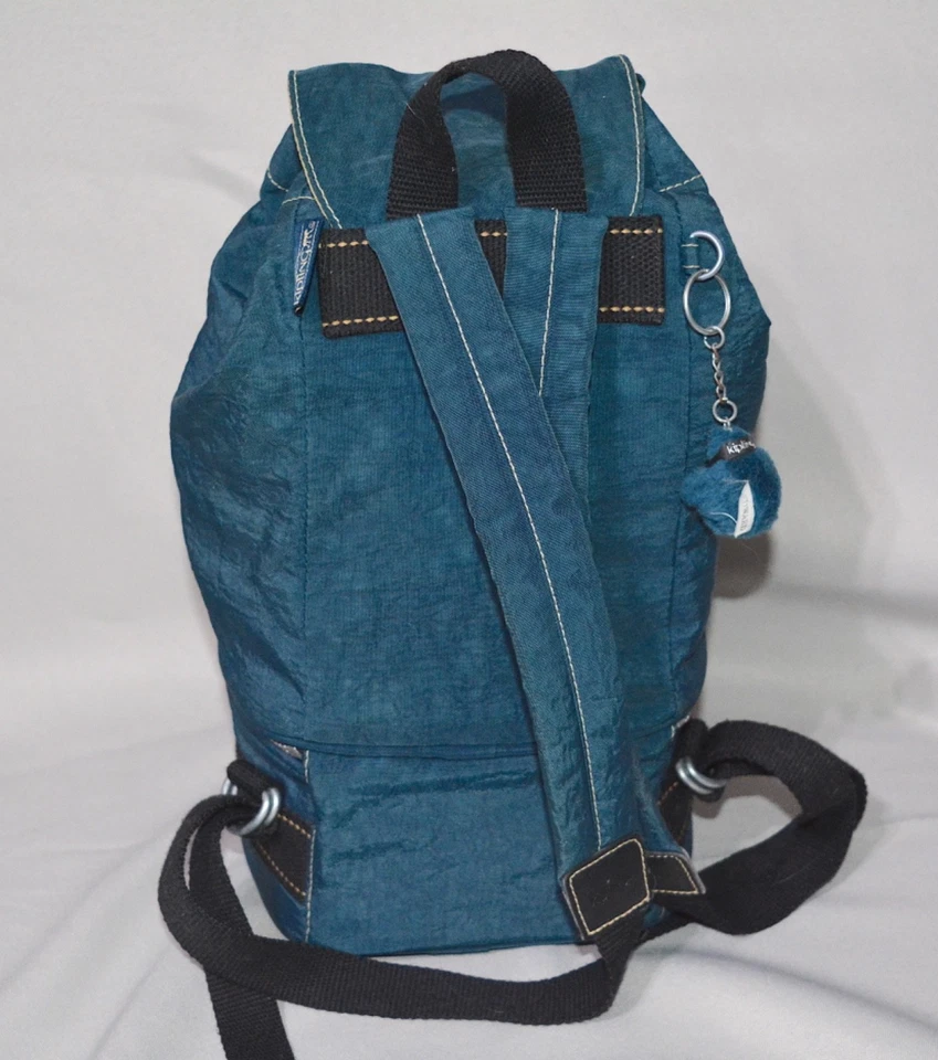 Kipling камеры рюкзак SLR объектива сумка 2 секции шнурка Stealth брелок бирюзовый - Изображение 4 из 4