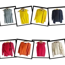 8 Pieces Of Talbots Women’s Small Tanks And Cardigans
