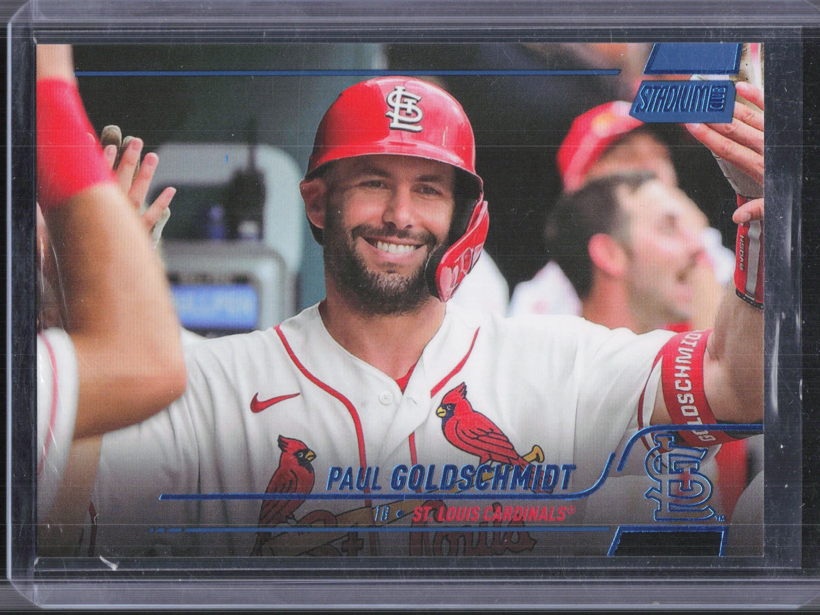 2022 Stadium Club #158 Paul Goldschmidt Blue Foil #/50