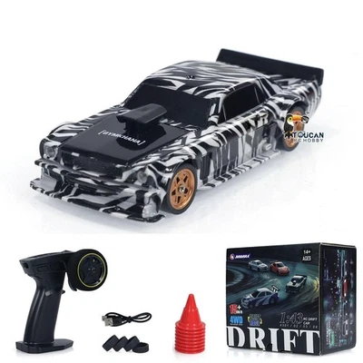 TOUCANRC 1:43 Funksteuerung Drift Auto 4WD RC 2.4G High Speed RTR Mini Rennauto Spielzeug