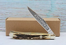 Boker Tree Brand Slimline 4093 India Sambar Stag Soligen Germany