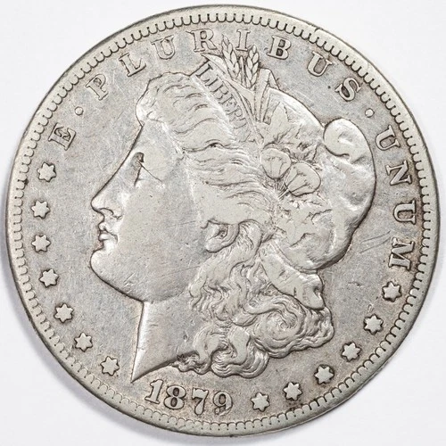 1879-CC Morgan Silver Dollar Carson City Mint Very Fine (VF)