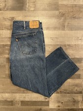 Vintage 80s Levi's 517 Orange Tab Bootcut Jeans Men's 42x30 20517 0217 USA F136