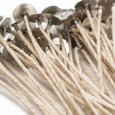 ECO Series Pre-Tabbed Candle Wicks 6 inches (You Choose Size) FREE SHIPPING