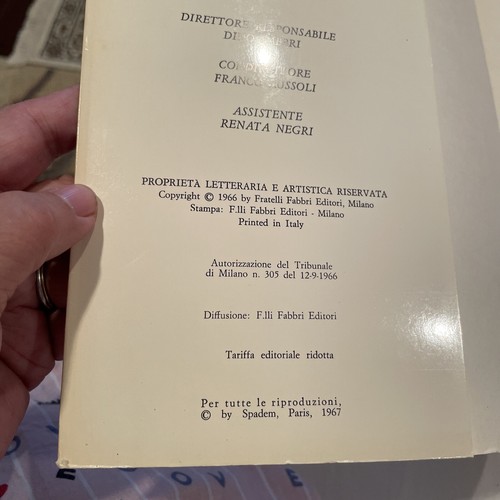 1967 PICASSO Prima parte I Maestri del Colore 36 Fratelli Fabbri Editori Book - Picture 5 of 15