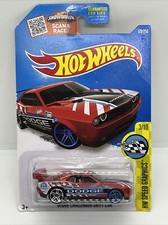 HOT WHEELS 1:64, DODGE CHALLENGER DRIFT CAR, 3/10, 178/250 DHR74-D9B0A Red